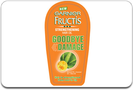 Garnier Fructis Hair Oil Package