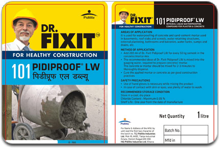 Dr. Fixit Packaging Image